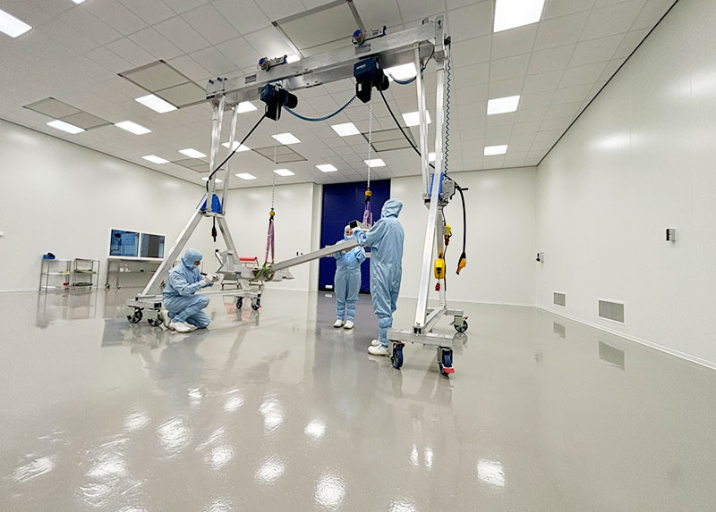 Premières images de la nouvelle salle blanche.